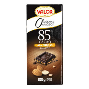 Valor Čokoláda s mandľami a 85% kakaa 100 g